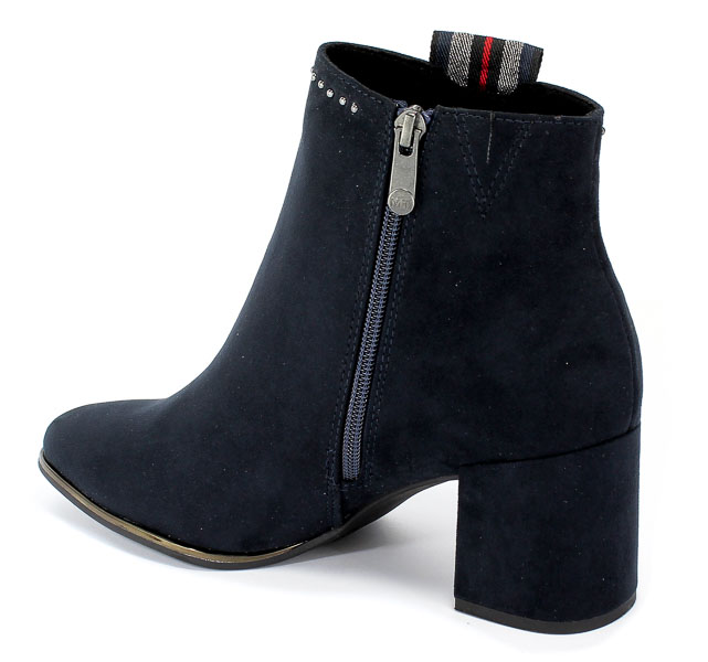 Botki Marco Tozzi 2-25379-23 888 Dk.Navy Comb Granat