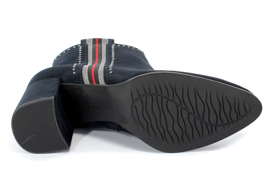 Botki Marco Tozzi 2-25379-23 888 Dk.Navy Comb Granat