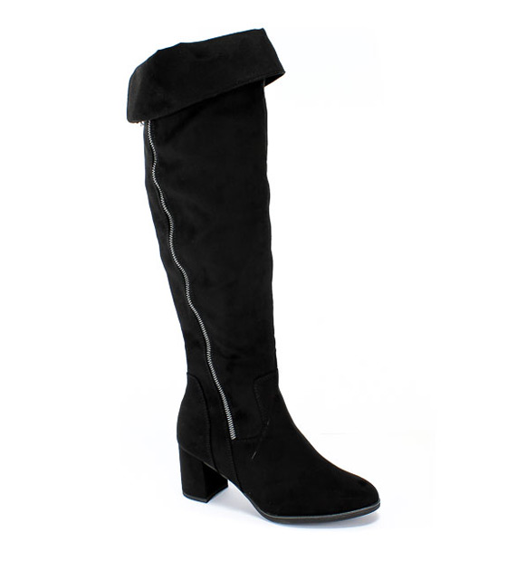 Kozaki Marco Tozzi 2-25506-23 001 Black Czarny
