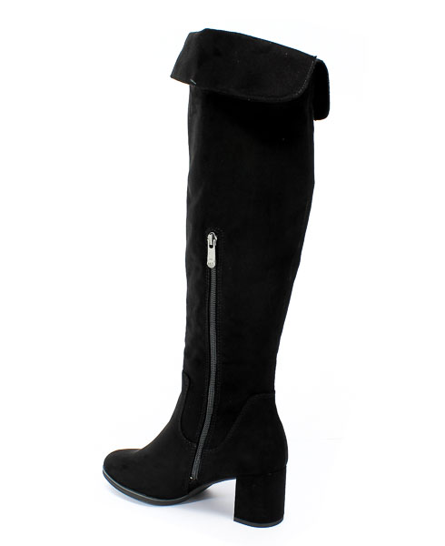 Kozaki Marco Tozzi 2-25506-23 001 Black Czarny