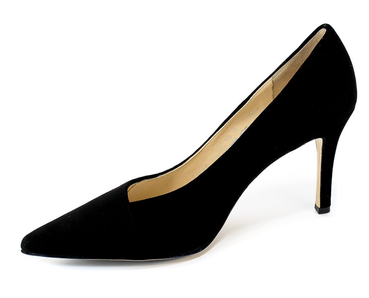 Czółenka Hogl 8-10 7042 Black Czarny Skóra