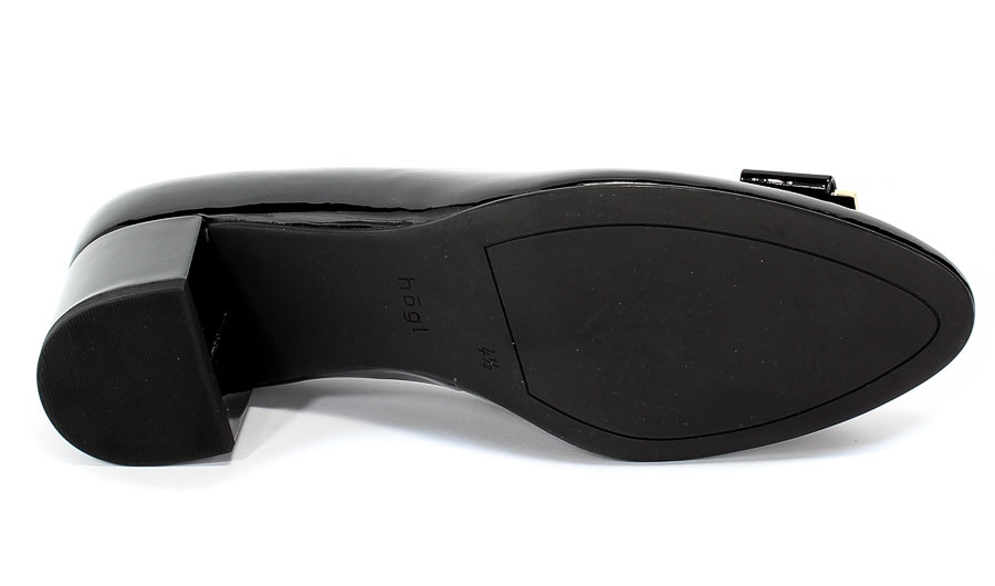 Czółenka Hogl 8-10 4084 Black Czarny Skóra
