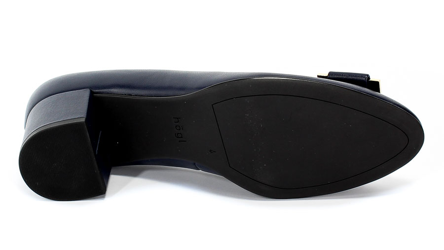 Czółenka Hogl 8-10 4080 Blue Granatowy Skóra
