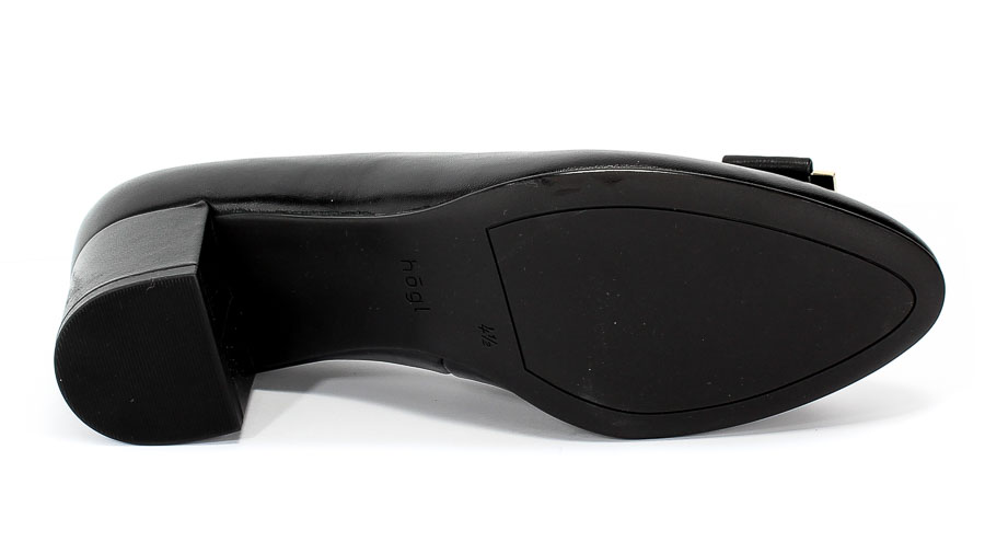 Czółenka Hogl 8-10 4080 Black Czarny Skóra