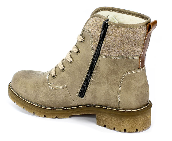 Trzewiki Rieker Y9123-64 Beige Beżowy
