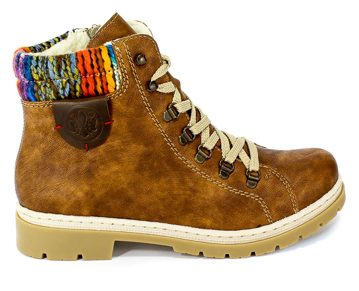 Trzewiki Rieker Y9430-22 Brown Brązowy