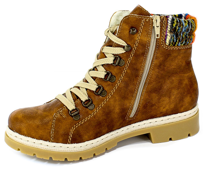 Trzewiki Rieker Y9430-22 Brown Brązowy