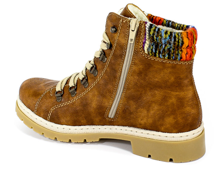 Trzewiki Rieker Y9430-22 Brown Brązowy