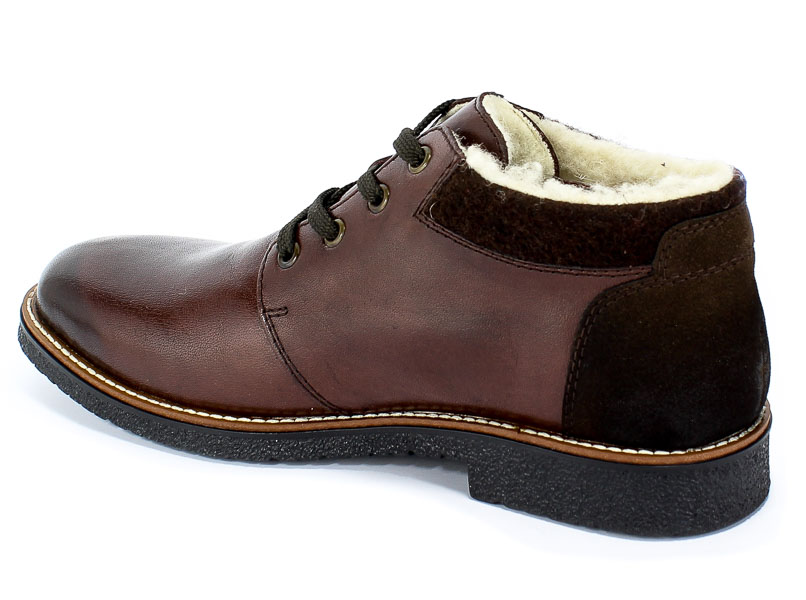 Trzewiki Rieker 13640-25 Brown Brązowy Skóra
