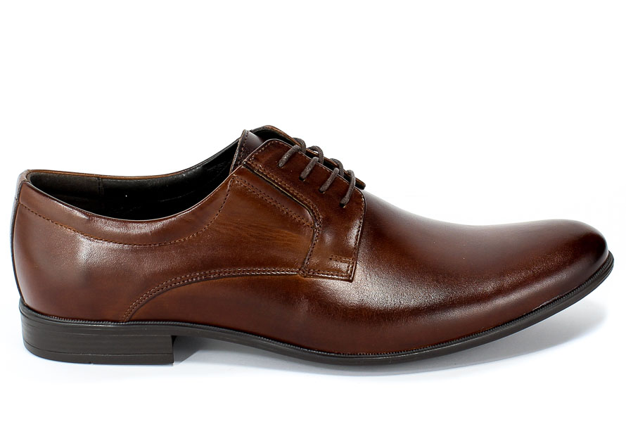 Półbuty Euro Moda Tap Ai-5575/.-181-1813-105/1 Brown Brązowy Skóra