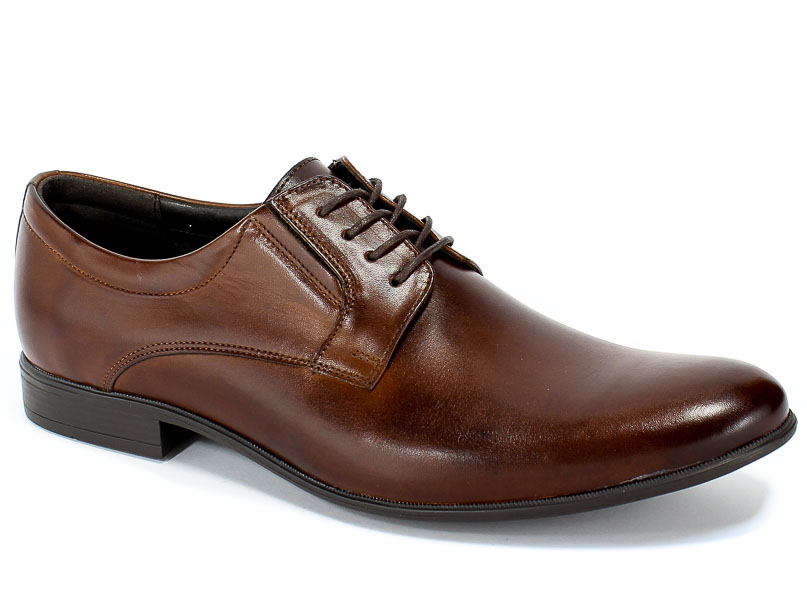 Półbuty Euro Moda Tap Ai-5575/.-181-1813-105/1 Brown Brązowy Skóra