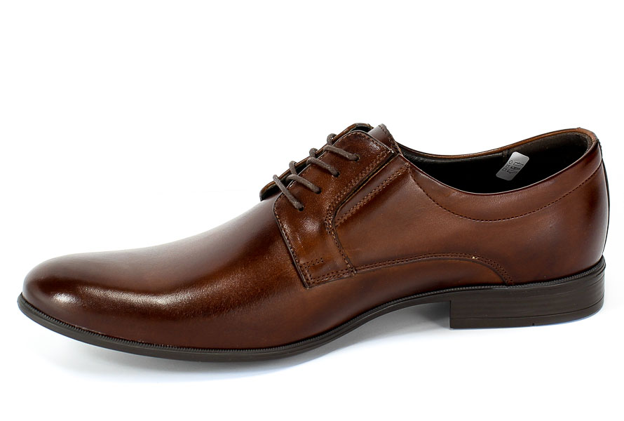 Półbuty Euro Moda Tap Ai-5575/.-181-1813-105/1 Brown Brązowy Skóra