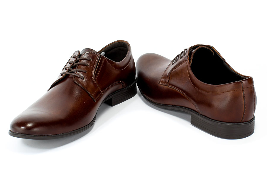 Półbuty Euro Moda Tap Ai-5575/.-181-1813-105/1 Brown Brązowy Skóra