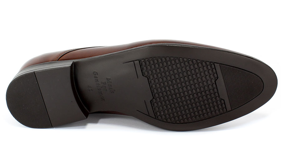 Półbuty Euro Moda Tap Ai-5575/.-181-1813-105/1 Brown Brązowy Skóra