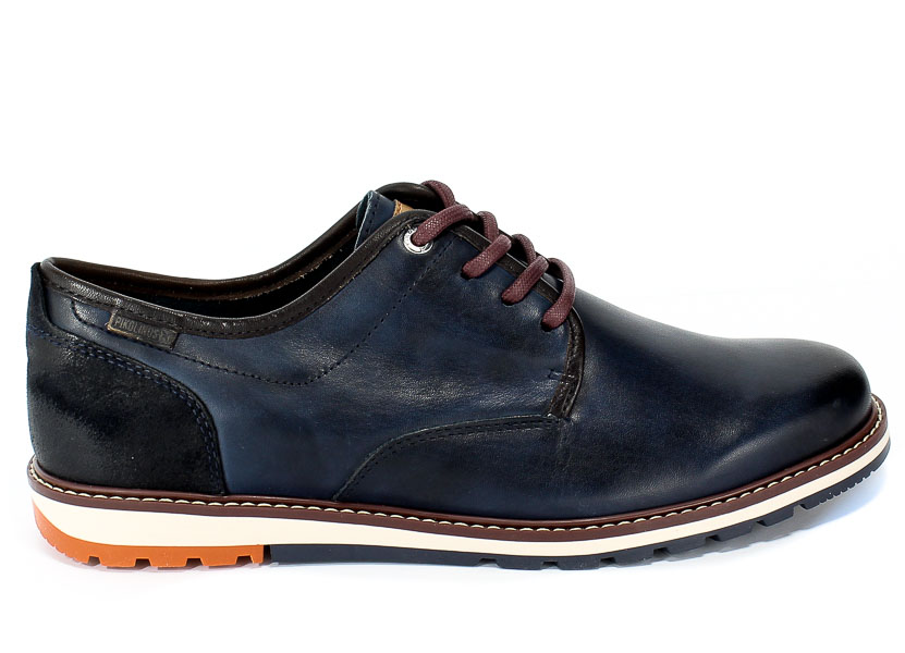 Półbuty Pikolinos M8J-4236 Blue Granatowy Skóra