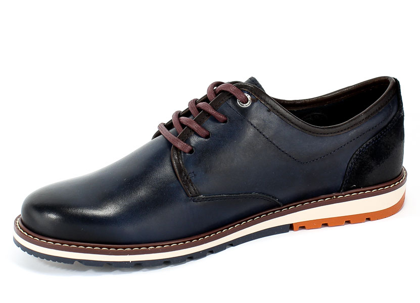 Półbuty Pikolinos M8J-4236 Blue Granatowy Skóra