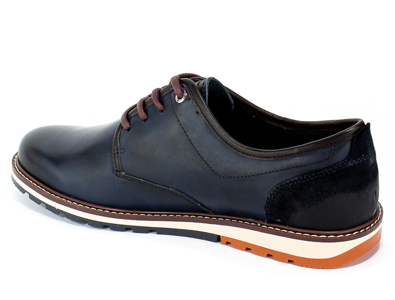 Półbuty Pikolinos M8J-4236 Blue Granatowy Skóra