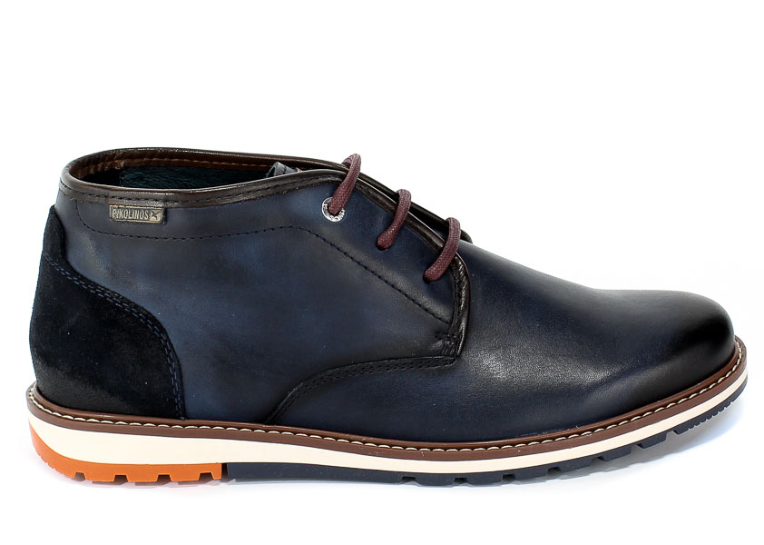 Trzewiki Pikolinos M8J-8153 Blue Granatowy Skóra