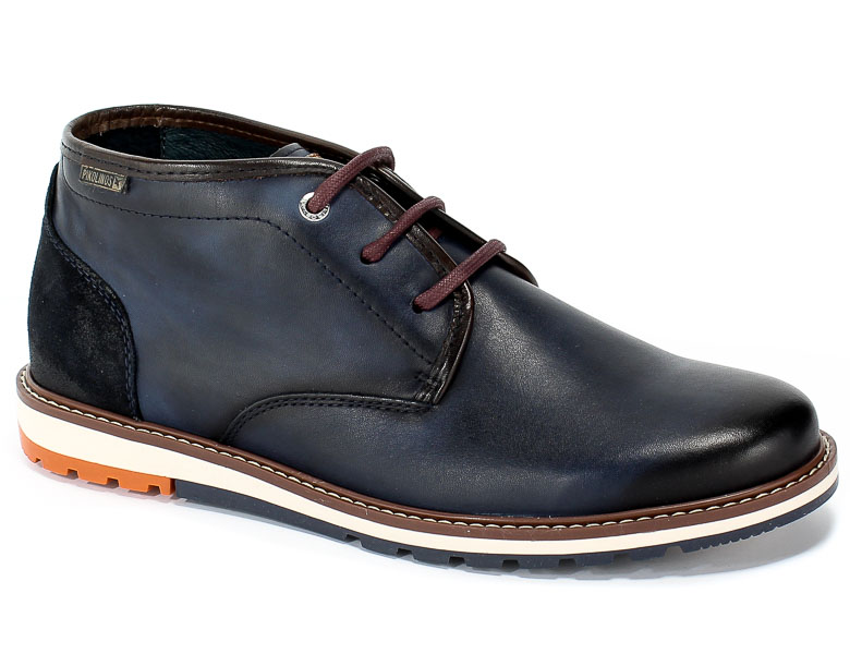 Trzewiki Pikolinos M8J-8153 Blue Granatowy Skóra