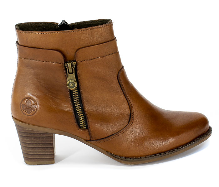Trzewiki Rieker Z7670-24 Brown Brązowy Skóra