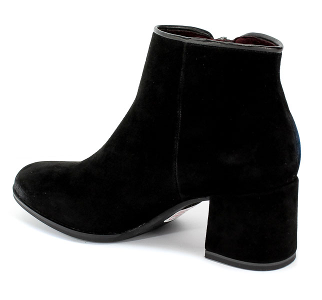 Botki Tamaris 1-25359-23 001 Black Czarny Skóra