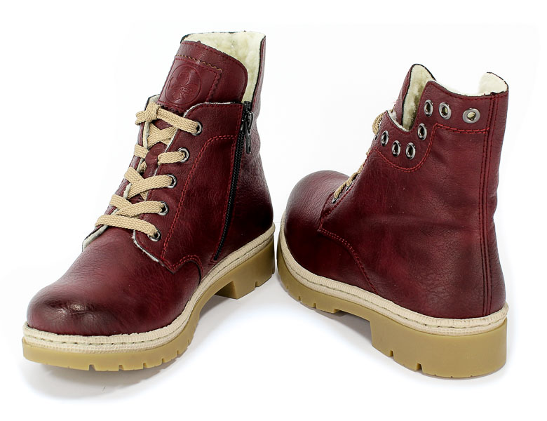 Trzewiki Rieker Y9417-35 Red Czerwony