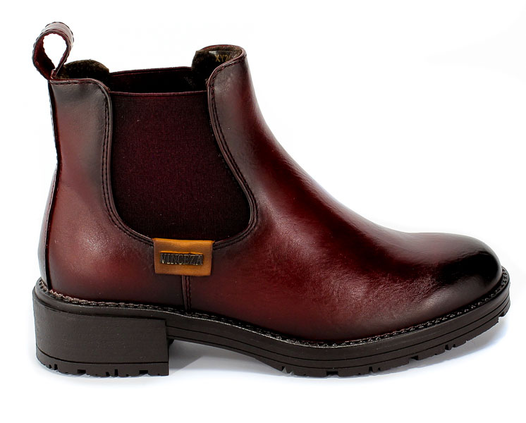 Botki Vinceza 20-10477 Bordowy