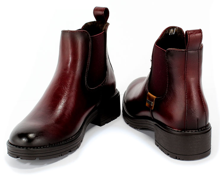 Botki Vinceza 20-10477 Bordowy