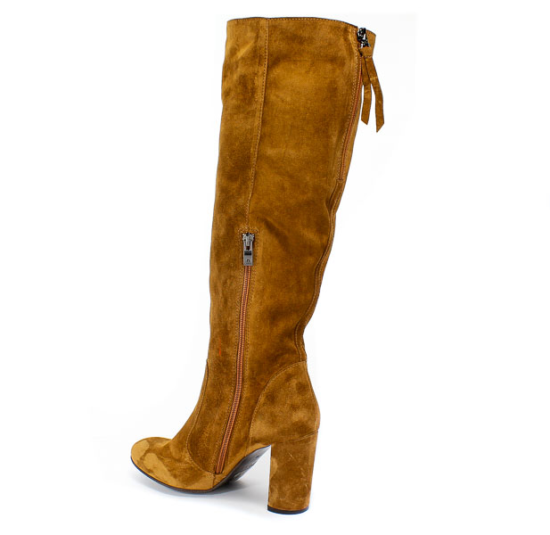 Kozaki Nessi 18456 Camel 19 Brązowy Skóra