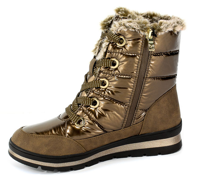 Śniegowce Caprice 9-26221-23 918 Bronce Comb Brązowy 