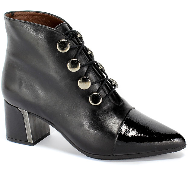 Botki Hispanitas Hi99197 Rio-I9 Soho-I9 Black Czarny Skóra