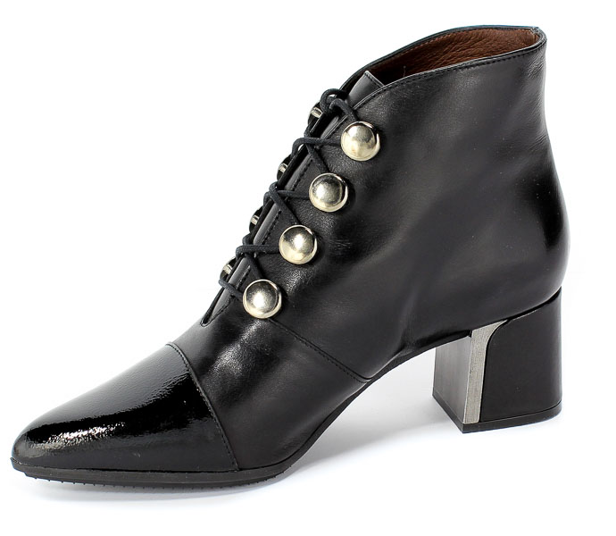 Botki Hispanitas Hi99197 Rio-I9 Soho-I9 Black Czarny Skóra