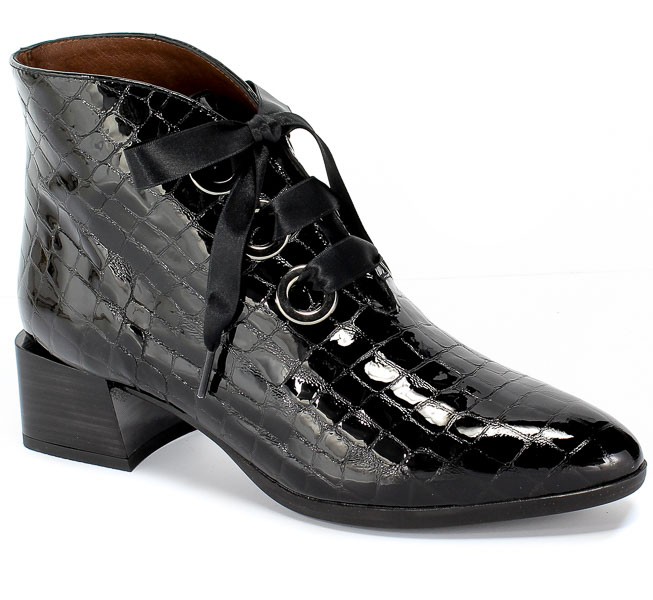 Botki Hispanitas Hi99276 Dakota-I9 Black Czarny Skóra