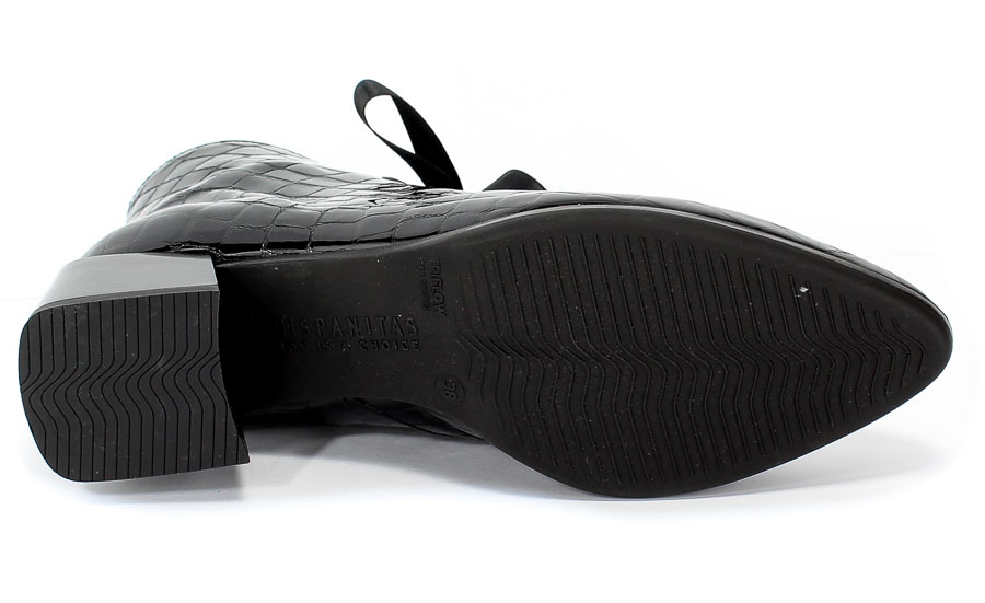 Botki Hispanitas Hi99276 Dakota-I9 Black Czarny Skóra