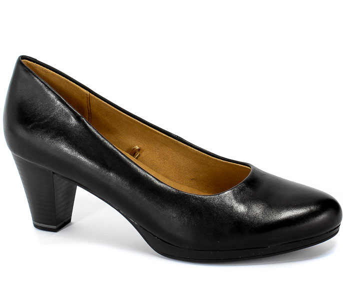 Czółenka Caprice 9-22409-23 022 Black Nappa Czarny Skóra