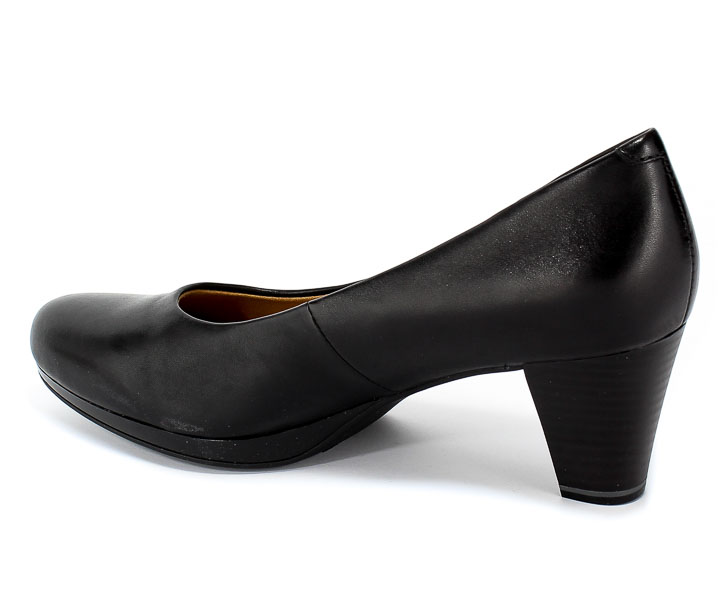 Czółenka Caprice 9-22409-23 022 Black Nappa Czarny Skóra