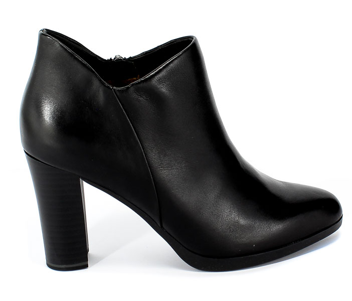 Botki Caprice 9-25339-23 022 Black Nappa Czarny Skóra