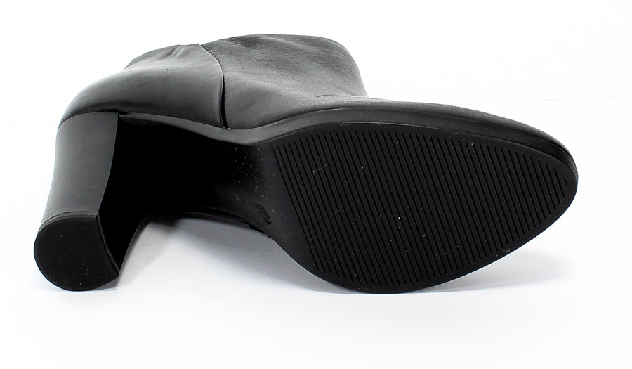 Botki Caprice 9-25339-23 022 Black Nappa Czarny Skóra