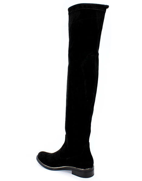 Kozaki Caprice 9-25510-23 044 Black Stretch Czarny Skóra