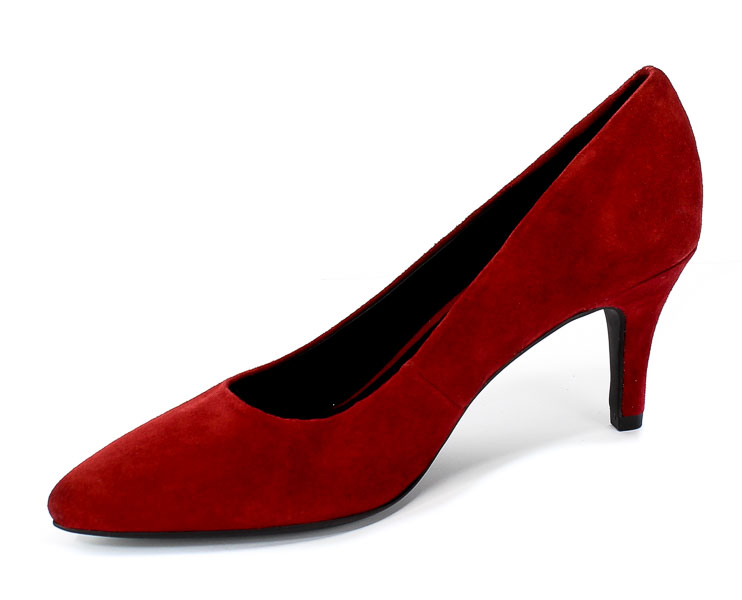 Czółenka Marco Tozzi 2-22472-23 500 Red Czerwony Skóra