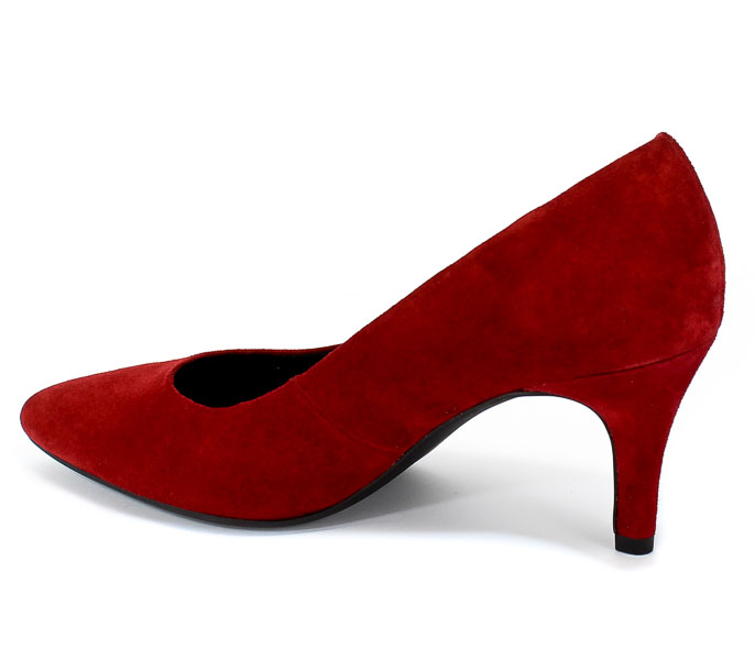 Czółenka Marco Tozzi 2-22472-23 500 Red Czerwony Skóra