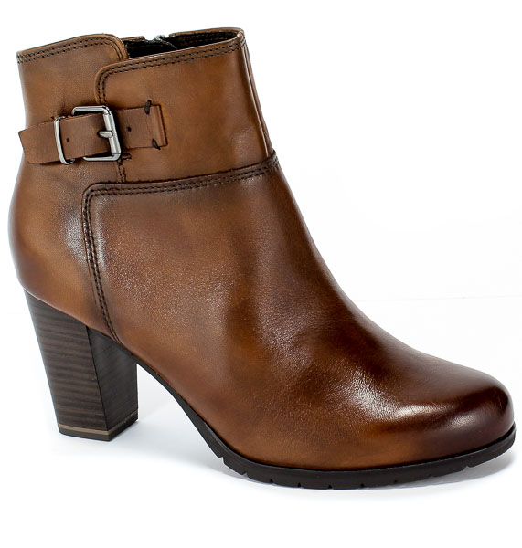 Botki Marco Tozzi 2-25372-23 310 Cognac Antic Brązowy Skóra