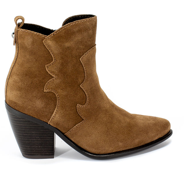 Botki Marco Tozzi 2-25382-23 306 Cognac Brązowy Skóra