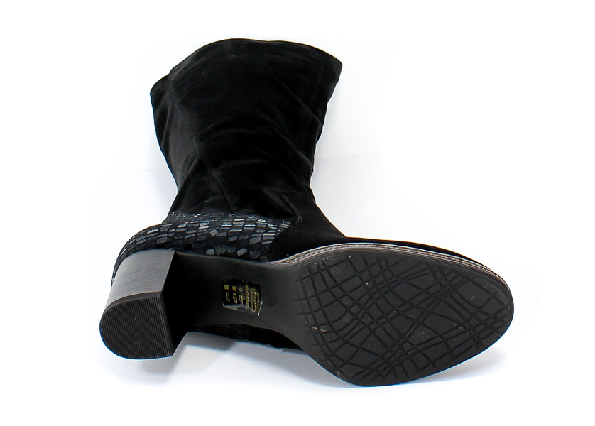 Kozaki Marco Tozzi 2-25522-23 098 Black Comb Czarny
