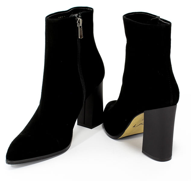 Botki Visconi 2505200/200 Nero Wel Koc Czarny Skóra