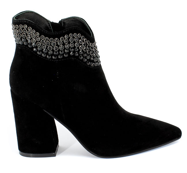 Trzewiki Alma En Pena I19511 Suede Black Czarny Skóra