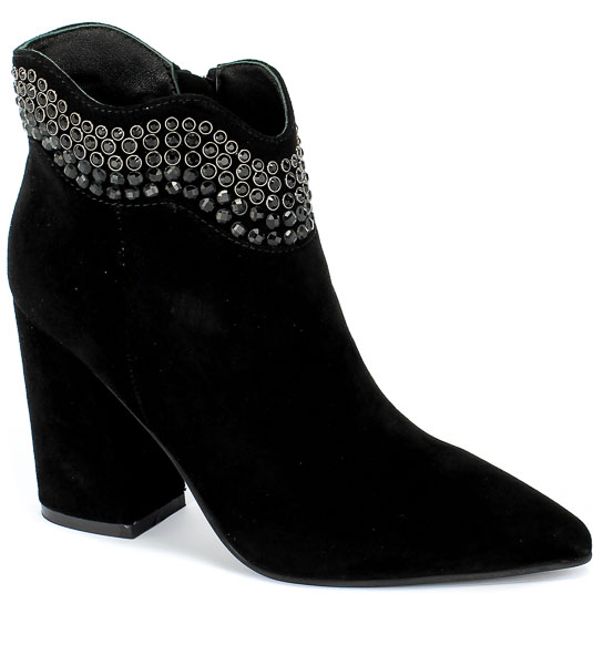 Trzewiki Alma En Pena I19511 Suede Black Czarny Skóra