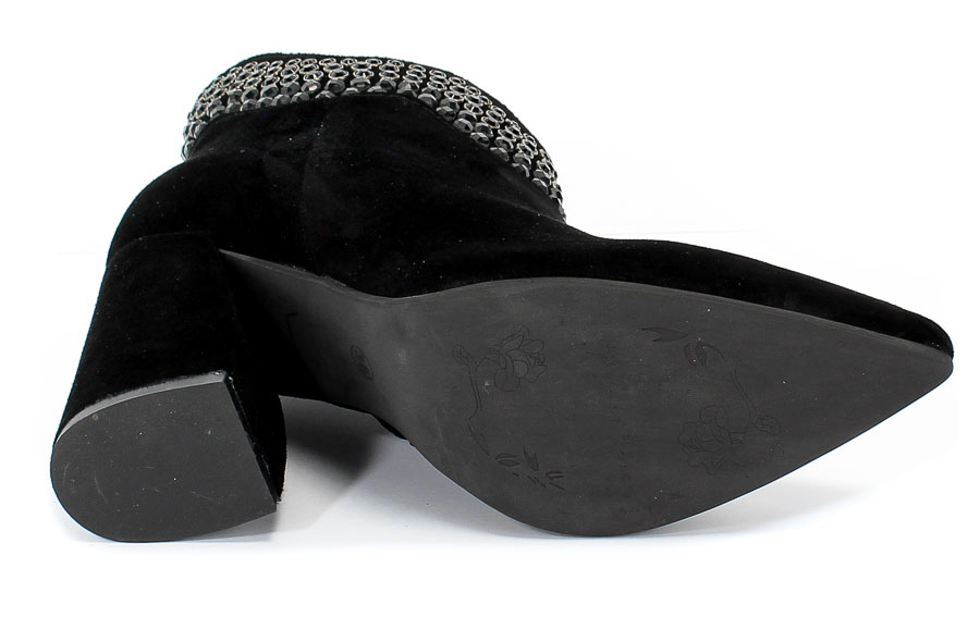 Trzewiki Alma En Pena I19511 Suede Black Czarny Skóra