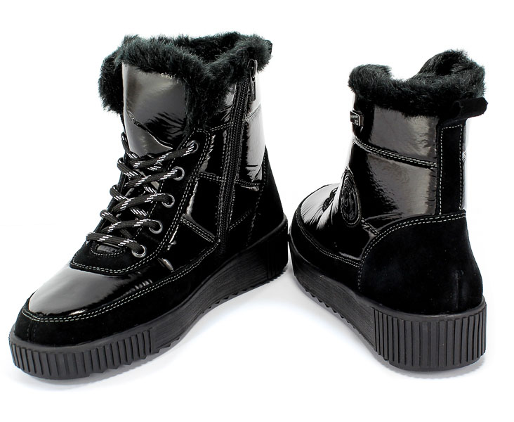 Śniegowce Remonte R7988-02 Black Czarny