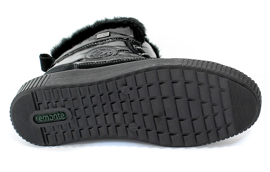 Śniegowce Remonte R7988-02 Black Czarny